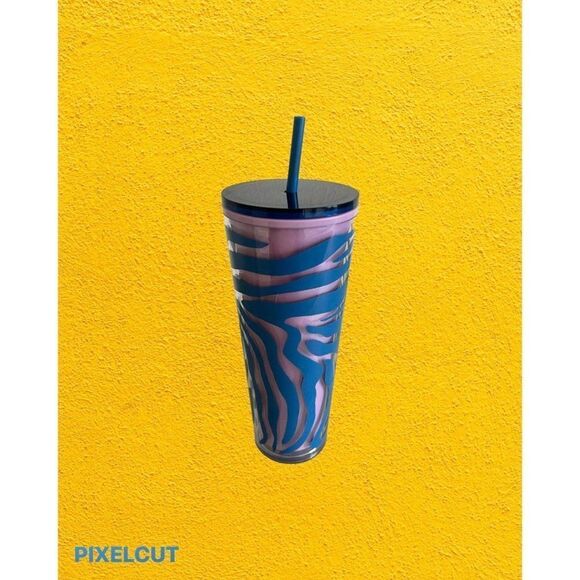 Starbucks Cold‎ Cup Tumbler zebra new! - Picture 1 of 6